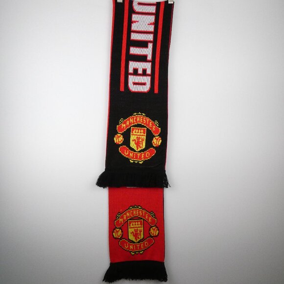 Manchester United FC Scarf Official Product Soccer Football Red Black 152 cm - Picture 5 of 13